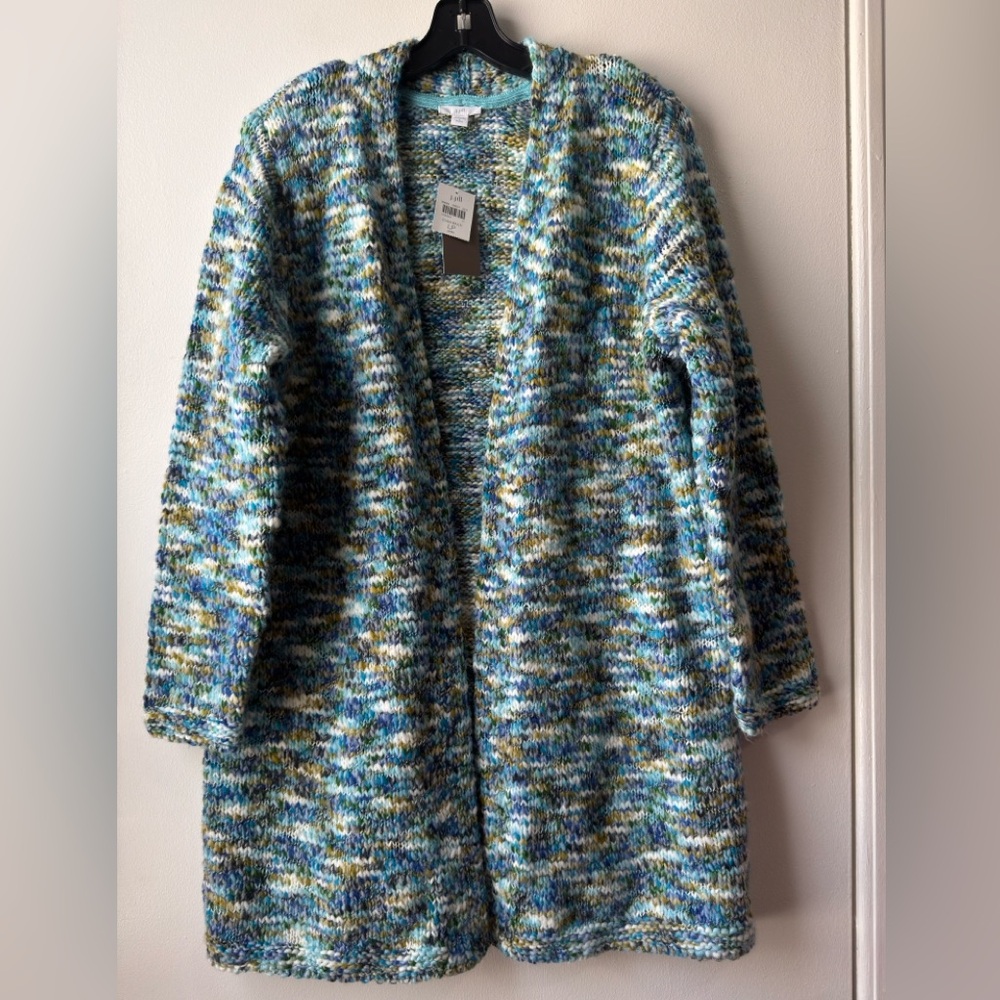 J. Jill Clarendon Cyan Cardigan at Hamilton Place in Chattanooga Blue Green Knit - Picture 14 of 14
